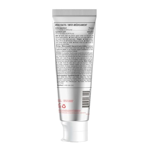 ATTITUDE Toothpaste with Fluoride, Prevents Tooth Decay and Cavities, Vegan, Cruelty-Free and Sugar-Free, Watermelon, 4.2 Oz (Pack of 4) 4.2 Ounce (Pack of 4)
