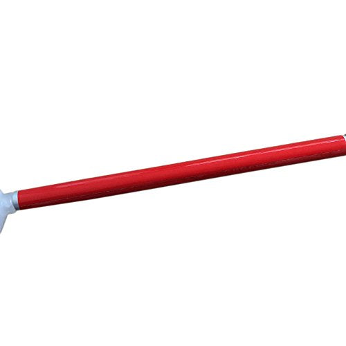 Aluminum Mobility Folding White Cane for Vision Impaired and Blind People (Folds Down 4 Sections) (115 cm (45.3 inch), Pink Handle) 115 Cm (45.3 Inch)