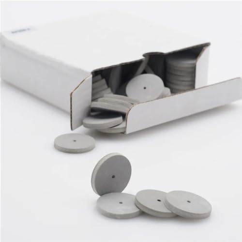 100Pcs/Box Dental Silicone Rubber Polishing Grinding Wheels (Ultra Fine) Ultra Fine