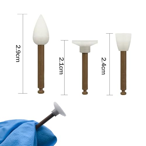 40pcs Dental Disposable Polishing Cups/Points/Discs, Discs Composite Polishing RA Shank for Polishing Sanding Finishing Grinding (Polishing Discs) Polishing Discs