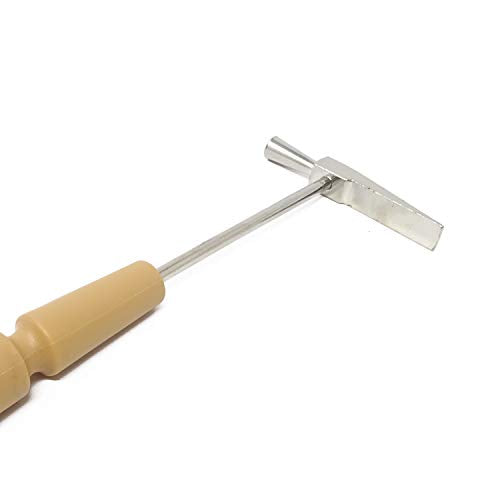 Honbay 2PCS Metal Kalimba Tuning Hammers Thumb Piano Tuning Hammers with Plastic Handle Instrument Accessory for Percussion Instrument Tool Accessory (6.3")