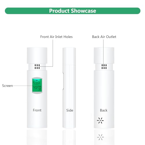 Professional Odor Freshening Breath Tester - Portable Oral Odor Breath Checker | Personal Oral Cavity Testing Monitor for Personal Oral Cavity - Pearl White