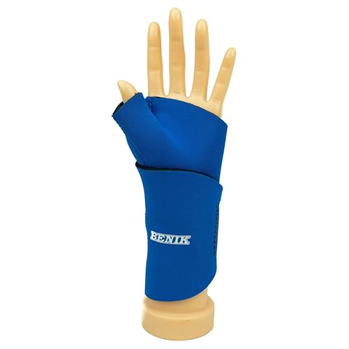 Benik W204 Wrist/Thumb Wraps – Medium – Wrist & Thumb Support with Wrap-Around Closure
