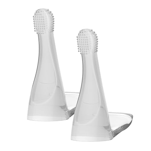 Pure Enrichment PureBaby Infant-to-Toddler Electric Toothbrush and Replacement Head Bundle