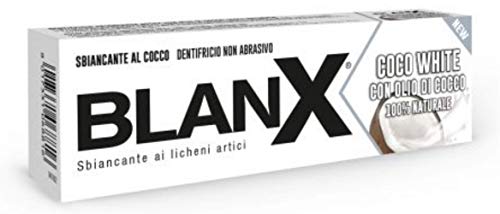 BlanX Coco White Toothpaste with Coconut Oil 2.54fl.oz 75ml, Pack of 3