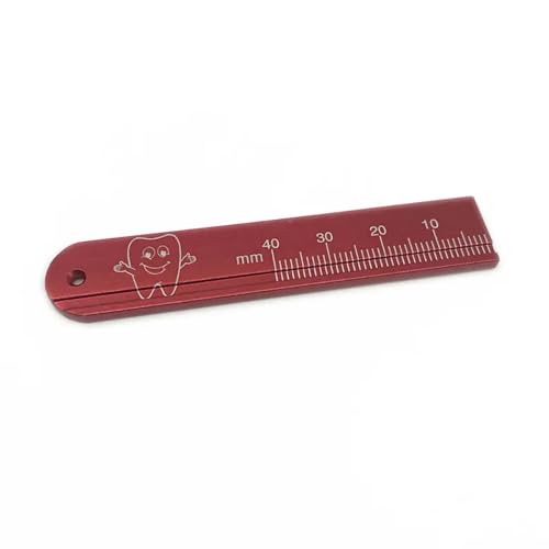 5pcs Dental Endo Rulers Span Measure Scale Endodontic Colorful