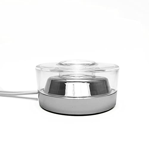 Replacement Sonic Charger Base Induction Cover Compatible with Philip Electric Toothbrush Smart 9300 9500 9700 Series,Sonic Care Charger for HX9901 HX9903 HX9924 HX9954 HX9957 HX9984 HX992W HX993B Silver