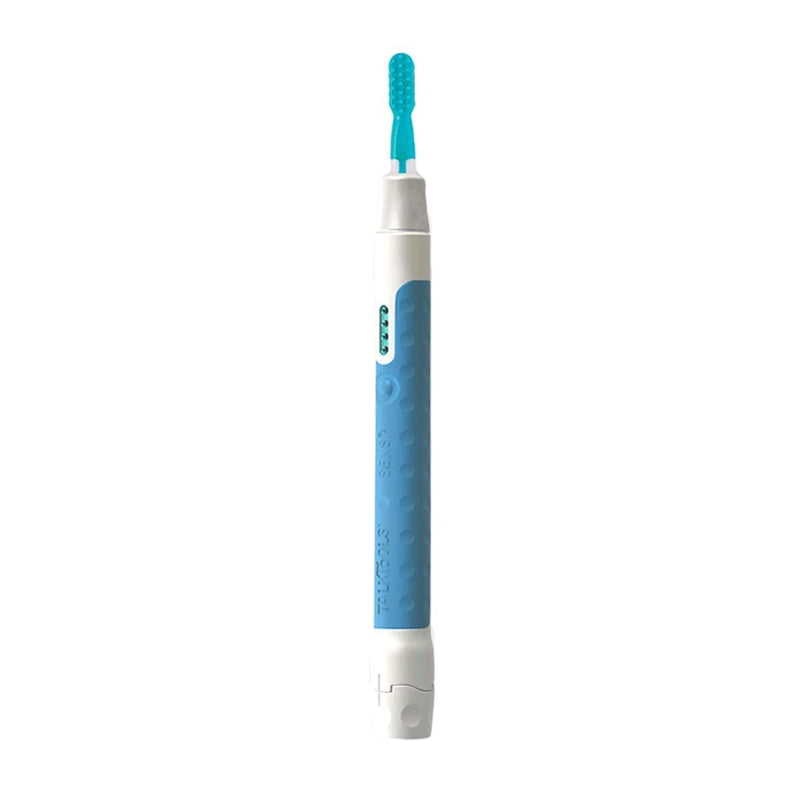 TalkTools Sensi Oral Sensory Therapy Tool with Soft Sensi Jaw Tips (Ocean Blue, 7 Tips Set - Ocean Blue) - BeesActive Australia