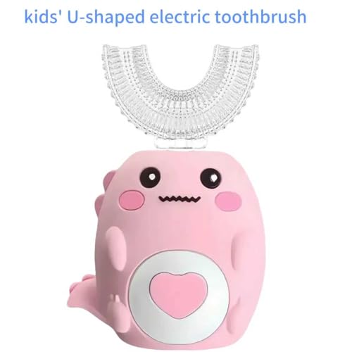 Electric Toothbrush for Children, Cute Toothbrush for Kids (Pink) Pink
