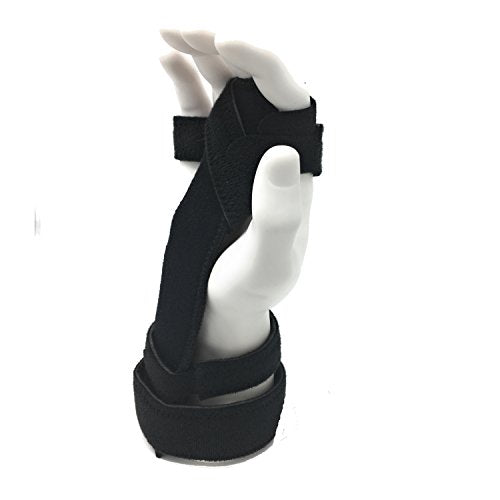 OTC Finger Immobilizer Hand Splint, Fracure Recovery Support, Medium, Black
