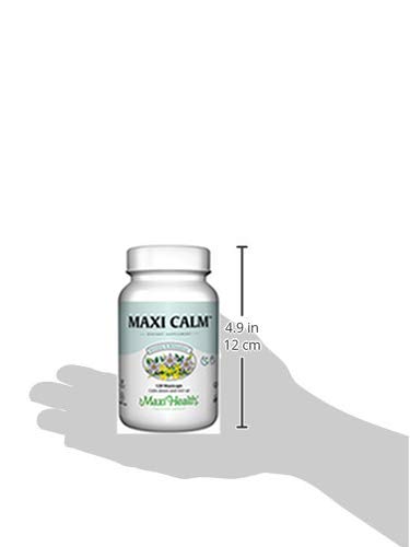 Maxi Kosher for Passover Calm Serenity and Relaxation Support Capsules, 120 Count | Kosher | L-Theanine Supplement with Taurine, Vitamin C & Calcium | Calm & Stress Support | Non-GMO | Doctor Formulated