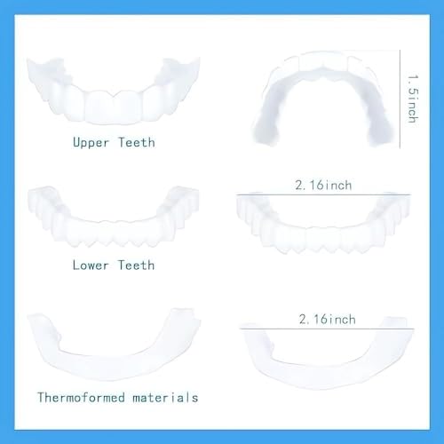 2 Pairs Non-Slip Repeated Use Accessory with Elastic Texture for Daily Outfit Upgrade & Casual Social Events Teeth Whitening Kits（Frost White） Frost White 1 Count (Pack of 2)