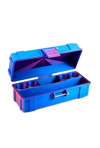 4-Slot 3 ml or 10 ml Vial Case with Extra Storage for Syringes, Alcohol pads,| Organizer for GLP-1, Peptides, Research 3ml