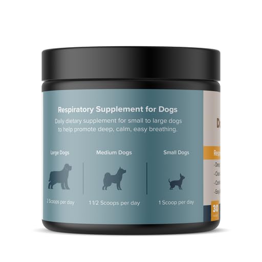 Doggie Condiments Pet Respiratory Support A Natural Dog Supplement for Optimal Dog Breathing, Clear Sinuses, Coughing, Sneezing and Congestion Relief for Dogs - PawsPlanet Australia