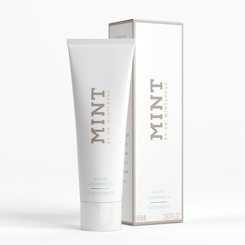 Mint Biotic Toothpaste (85ml) – Antibacterial Toothpaste with Maximum Cleaning Power – Fluoride-Free and Titanium Dioxide-Free – for Healthy & Well-Maintained Oral Hygiene