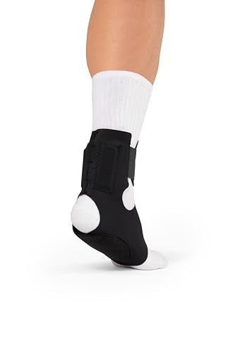 Ovation Medical Step Free Plantar Fasciitis Brace - Massage-Like Ankle Compression for Daytime Heel Pain and Plantar Fasciitis Relief - Lightweight and Low Profile (Large) Large