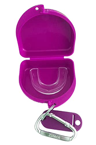 Purple Lacrosse Mouthguard Case Mouth Guard Retainer Case - Lacrosse Chick Purple - BeesActive Australia