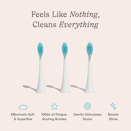 Electric Toothbrush Head Refills by COCOLAB, Sonicare Compatible, 3-Pack