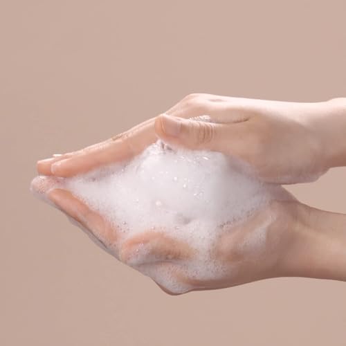 Genabelle Pink Cloud Cleansing Foam - Hydrating Gentle Face Cleanser with Salicylic Acid and Calamine Powder for Blemish Care, Deep Cleansing Face Wash for Normal to Oily Skin, 5.07 fl.oz