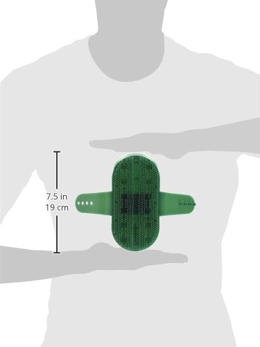 244078 111484 Plastic Curry Comb with Strap, Green, 7" - BeesActive Australia