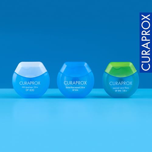 Curaprox DF 846 Special Care Dental Floss, 30 Pieces, Swiss Made