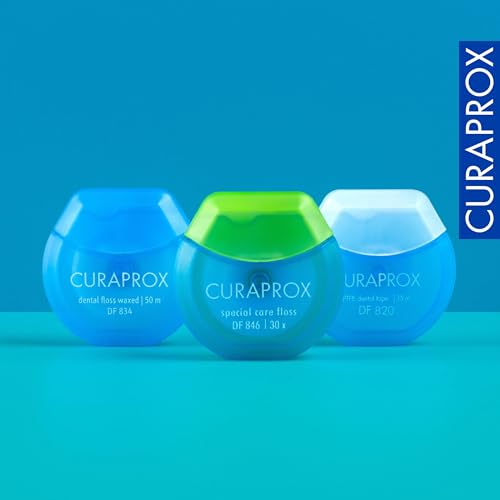 Curaprox DF 846 Special Care Dental Floss, 30 Pieces, Swiss Made
