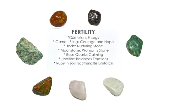 Healing Atlas Fertility Healing Crystals and Stones Kit - Enhance Your Fertility Naturally with Authentic Chakra Balancing Gems - Complete Crystal Therapy Set for Fertility Support - Crystal Healing