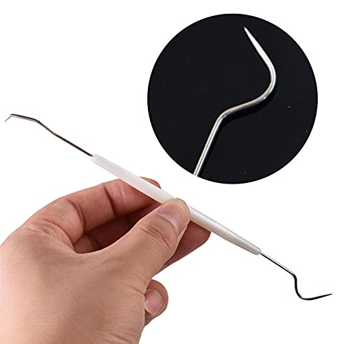 100pcs Disposable Dental Explorers Sterilized Double Ends Probe Hook Pick Stainless Steel Explorer - BeesActive Australia