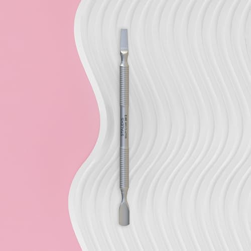 STALEKS BEAUTY & CARE Cuticle Pusher, Rounded & Straight Blade 123 mm