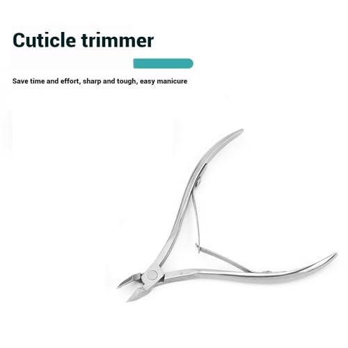 2 Pcs Professional cuticle trimmer, Cuticle Nippers Cuticle Cutter – Stainless Steel Cuticle Nippers with Pointed Blades – Essential Nail Tools for Manicure and Pedicure