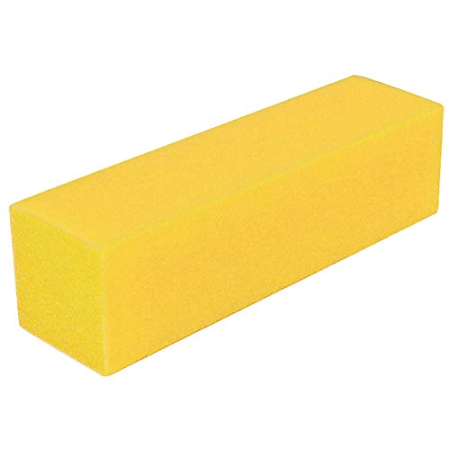 ForPro Ultra Gold Buffing Block, 240 Grit, Four-Sided Manicure & Pedicure Nail Buffer, 3.75” L x 1” W x 1” H, 20-Count (Pack of 4) 20 Count (Pack of 4)