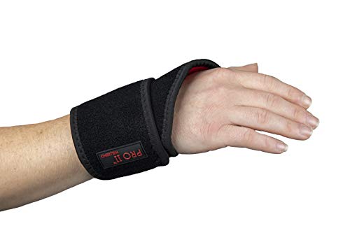 PRO 11 WELLBEING Infrared Self Heating Wrap Around Wrist Brace for Treatment of Arthritis, RSI, CTS, Sprains and Strains
