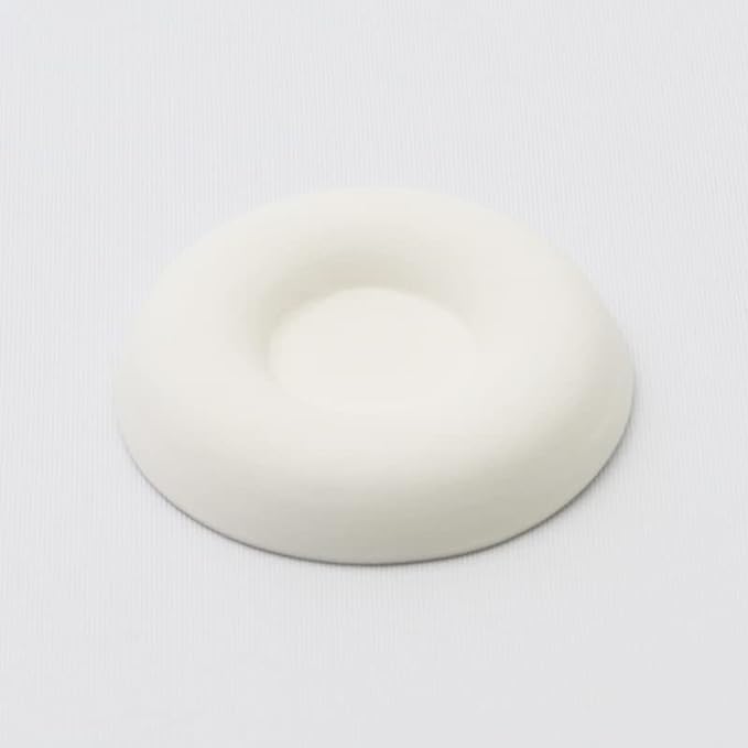 Aroma Stone Savarin SAVARIN Diameter 2.0 inches (50 mm) x Height 0.4 inches (10 mm) White Simple Donut Shaped Aroma Diffuser - BeesActive Australia