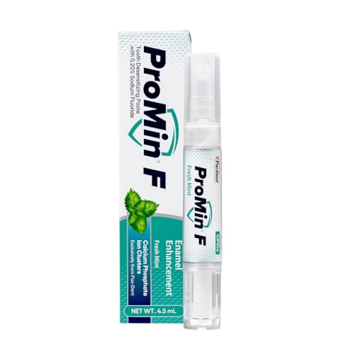 Pac-Dent ProMin F Tooth Desensitizing Paste Pen with 0.20% Sodium Fluoride & CPIC Technology - Reduces Sensitivity via Remineralization & Tubule Occlusion, Works Fast to Reduce Sensitivity Pen with Sodium Fluorid