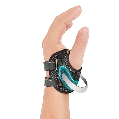 FORTEMOTUS Comfortable Nylon Thumb Splint for Mild CMC Joint Pain Relief, M Left Bundle with Right
