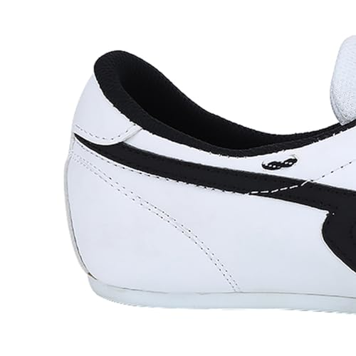 Vbest life Taekwondo Shoes Boys and Girls Sports Boxing Kung Fu Tai Chi Shoes Taekwondo Supplies 37 White