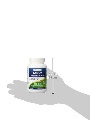 Best Naturals MK-7 Vitamin K2 100 mcg 120 Vcaps