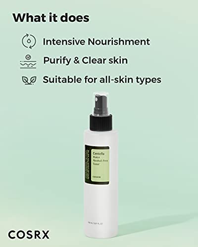 COSRX Alcohol-Free CICA Toner, Centella Soothing Spray Toner, 5.07 fl oz