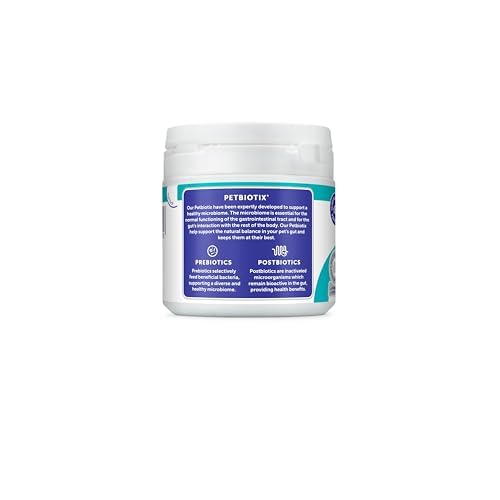 Protexin Veterinary PlaqEase Dental Powder for Dogs and Cats – Helps Reduce Plaque, Tartar and Bad Breath – Easy Daily Oral Care Supplement – 75g