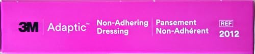 3M Adaptic Non-Adhering Dressing, 7.6 cm x 7.6 cm, Box of 50