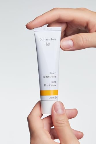 Dr. Hauschka Rose Day Cream, Daily Moisturizer, 1.0 US fl oz, For Dry, Sensitive, Red Skin, With Shea Butter & Avocado Oil 1 Fl Oz (Pack of 1)