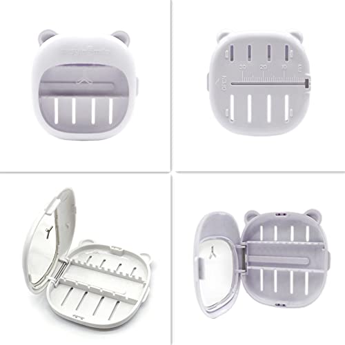 5Pack Dental Root Canal Files Organizer Case Endodontic Management Disinfection Box with Measuring Ruler Dental Sterilization Box