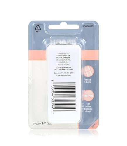Reach Dentotape Waxed Dental Floss with Extra Wide Cleaning Surface for Large Spaces between Teeth, Unflavored, 100 Yards (Pack of 3) 300 Foot (Pack of 3)