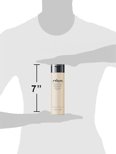 RAYA Eucalyptus Astringent with AHA 8 oz (G-207) | Exfoliating Glycolic Facial Toner for Oily and Break-Out Skin | Helps Balance pH and Dry Up Blemishes | Made with Alpha Hydroxy Acids 8 Fl Oz (Pack of 1)