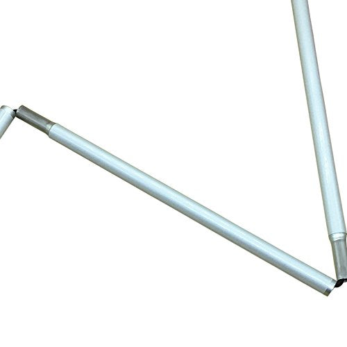 Aluminum Mobility Folding White Cane for Vision Impaired and Blind People (Folds Down 4 Sections) (115 cm (45.3 inch), Pink Handle) 115 Cm (45.3 Inch)