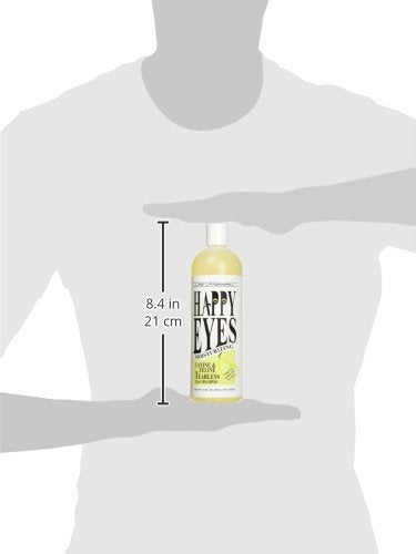 Chris Christensen Happy Eyes Ultra Concentrated Tearless Dog Shampoo and Conditioner, Makes up to 5 Bottles, Groom Like a Professional, Hypo-Allergenic, No Tears, All Coat Types, Made in USA, 16 oz 16 Ounce - PawsPlanet Australia