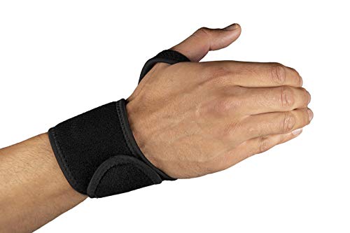 PRO 11 WELLBEING Infrared Self Heating Wrap Around Wrist Brace for Treatment of Arthritis, RSI, CTS, Sprains and Strains