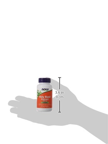NOW Holy Basil Extract 500 mg,90 Veg Capsules - BeesActive Australia