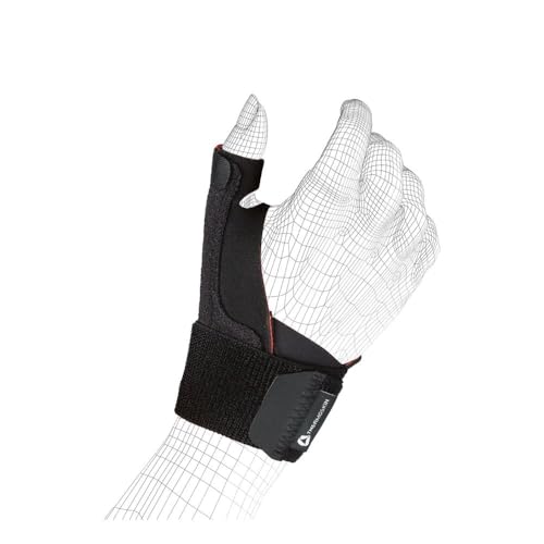 Thermoskin EXO Thermal Adjustable Thumb Brace Stabilizer,CMC Joint, Black, OSFM