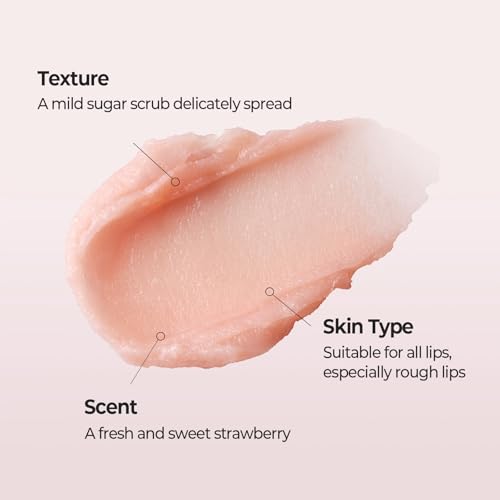 SKINFOOD Strawberry & Honey Lip Treatment Duo – Exfoliating Sugar Scrub and Overnight Sleeping Mask for Smooth, Hydrated, and Revitalized Lips
